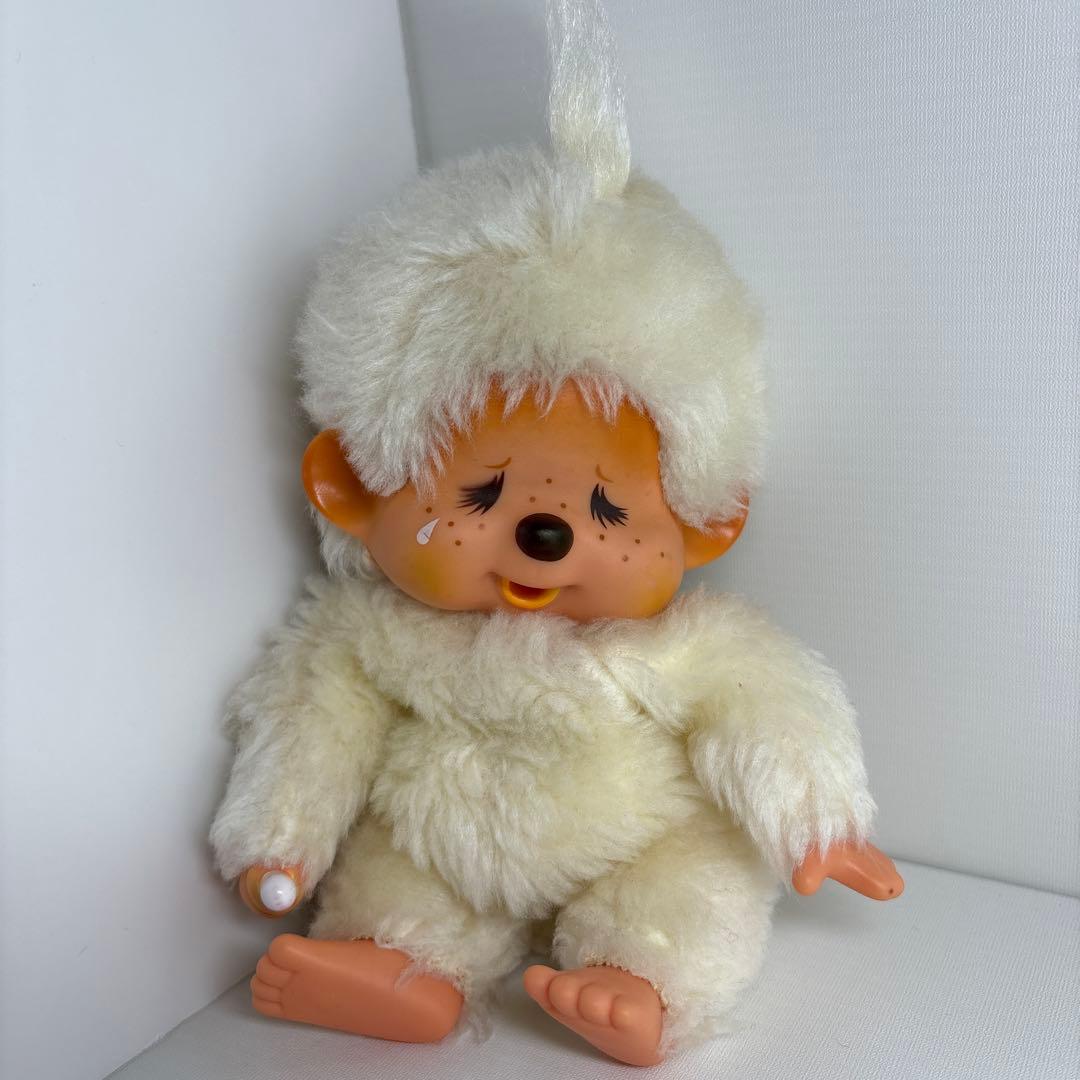 ビンテージ エンドーチェーン レインボー 女の子 モンチッチ 1435