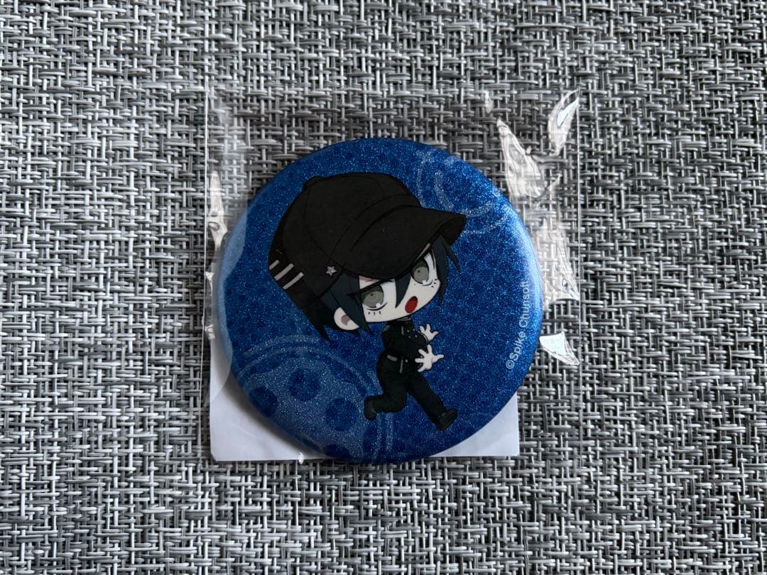 ダンガンロンパ くじ 上倉エク D賞 缶バッジ グリッター缶バッジ 最原