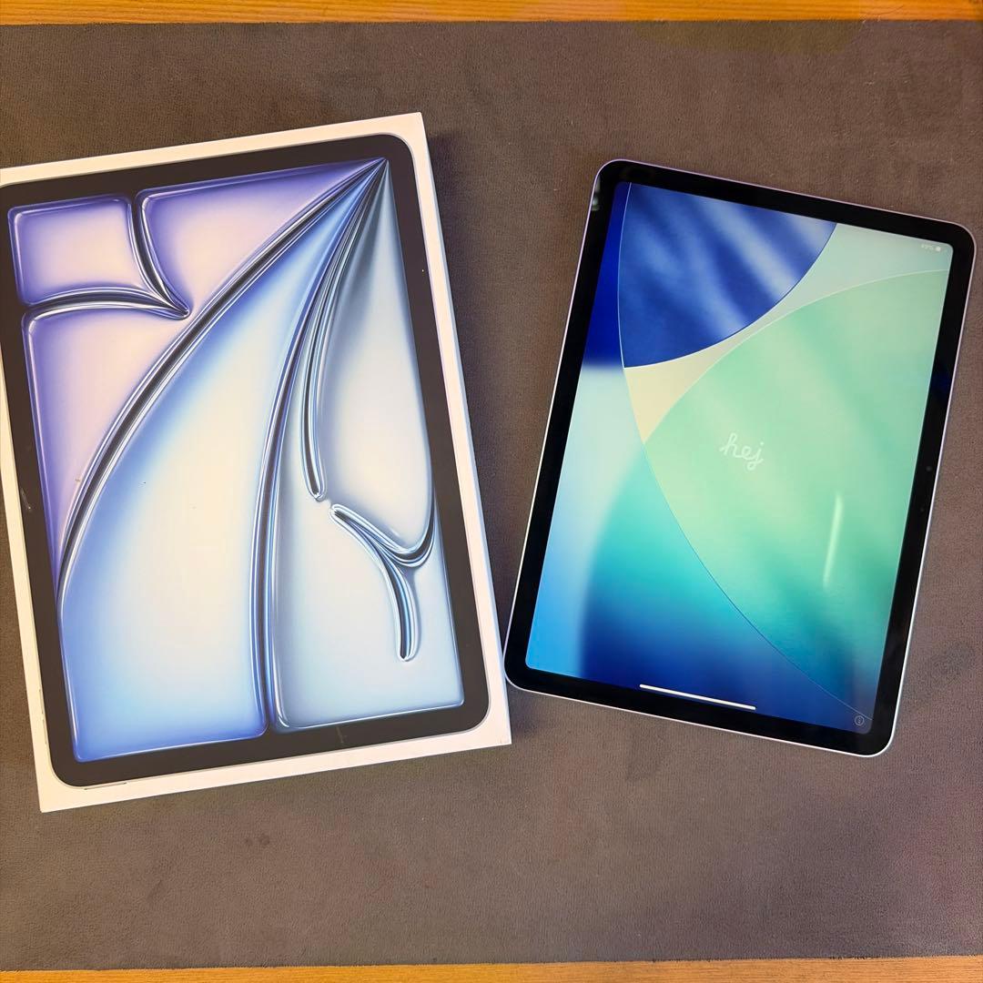 iPad本体 MUWD3J/A iPadAir11 inch M2 128 blue Apple 11 inch iPad Air M2 chip Built for Apple Intelligence Wi Fi