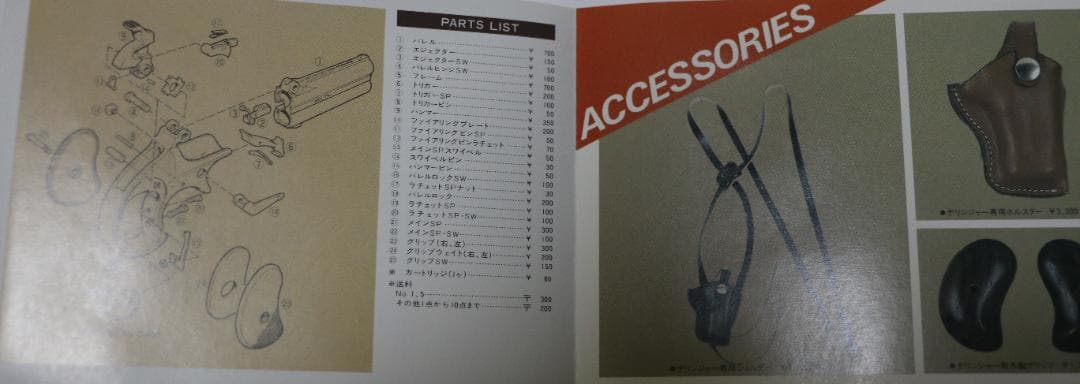 超希少CMC製　ABS樹脂モデルガン レミントン・ダブル・デリンジャー　 合法品