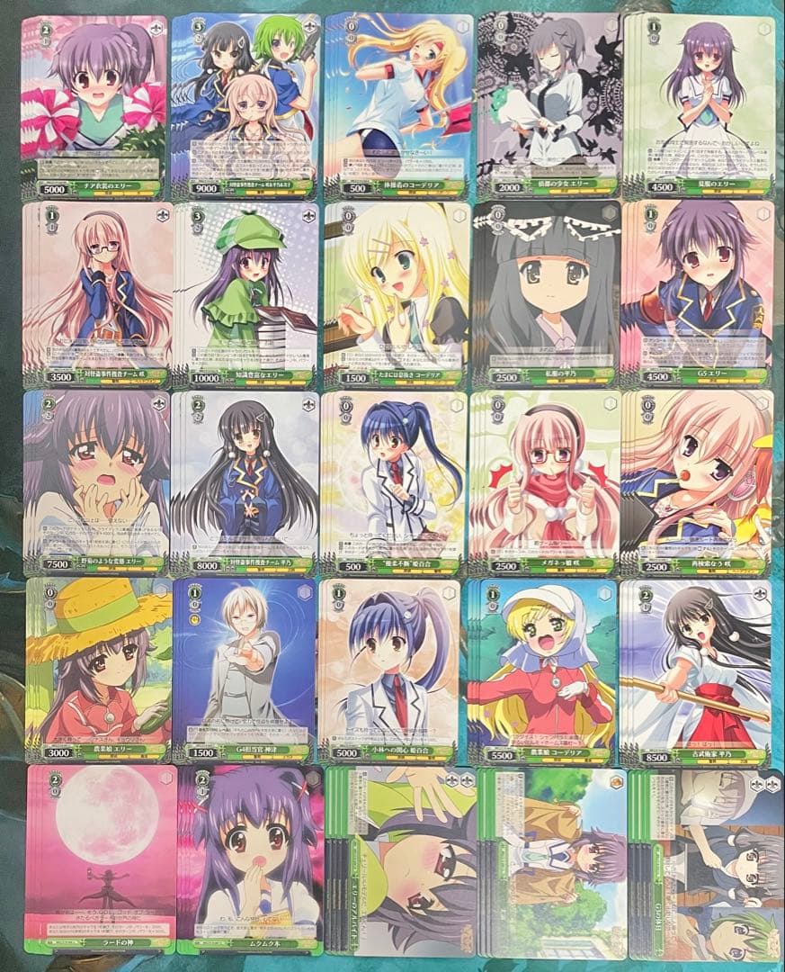 ヴァイスシュヴァルツ ミルキィホームズ 過去弾3種 RR以下 4コン おまけ付き