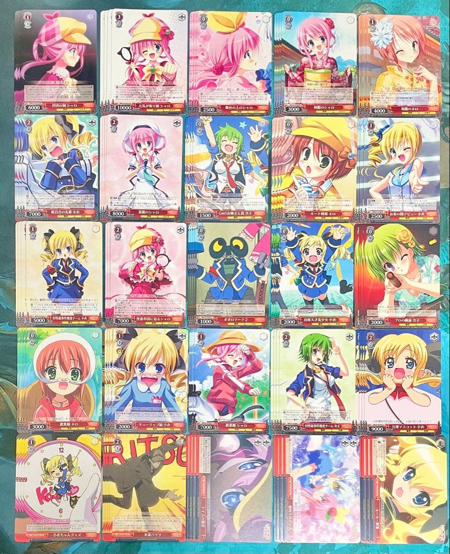 ヴァイスシュヴァルツ ミルキィホームズ 過去弾3種 RR以下 4コン おまけ付き