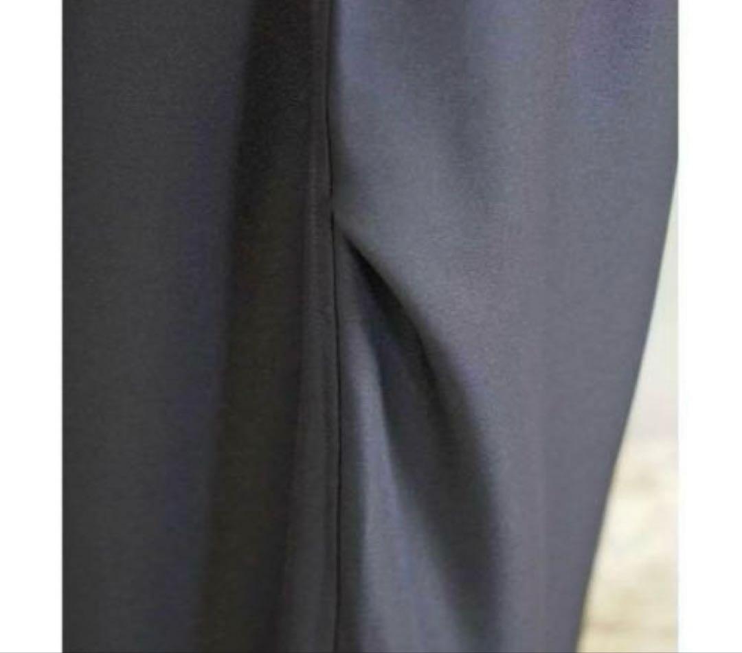 mizuiro ind ワイドカーゴパンツ イージーパンツ　ブラック