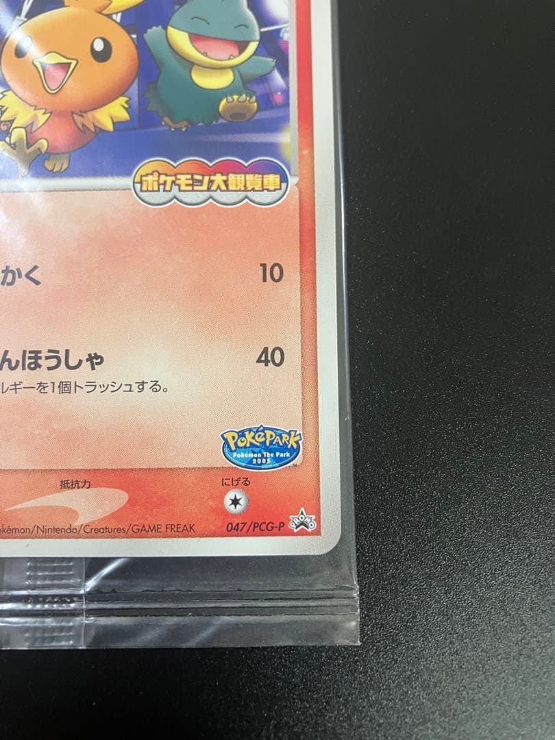 ポケモンカード ポケパークのアチャモ 047/PCG-P 限定プロモ 未開封