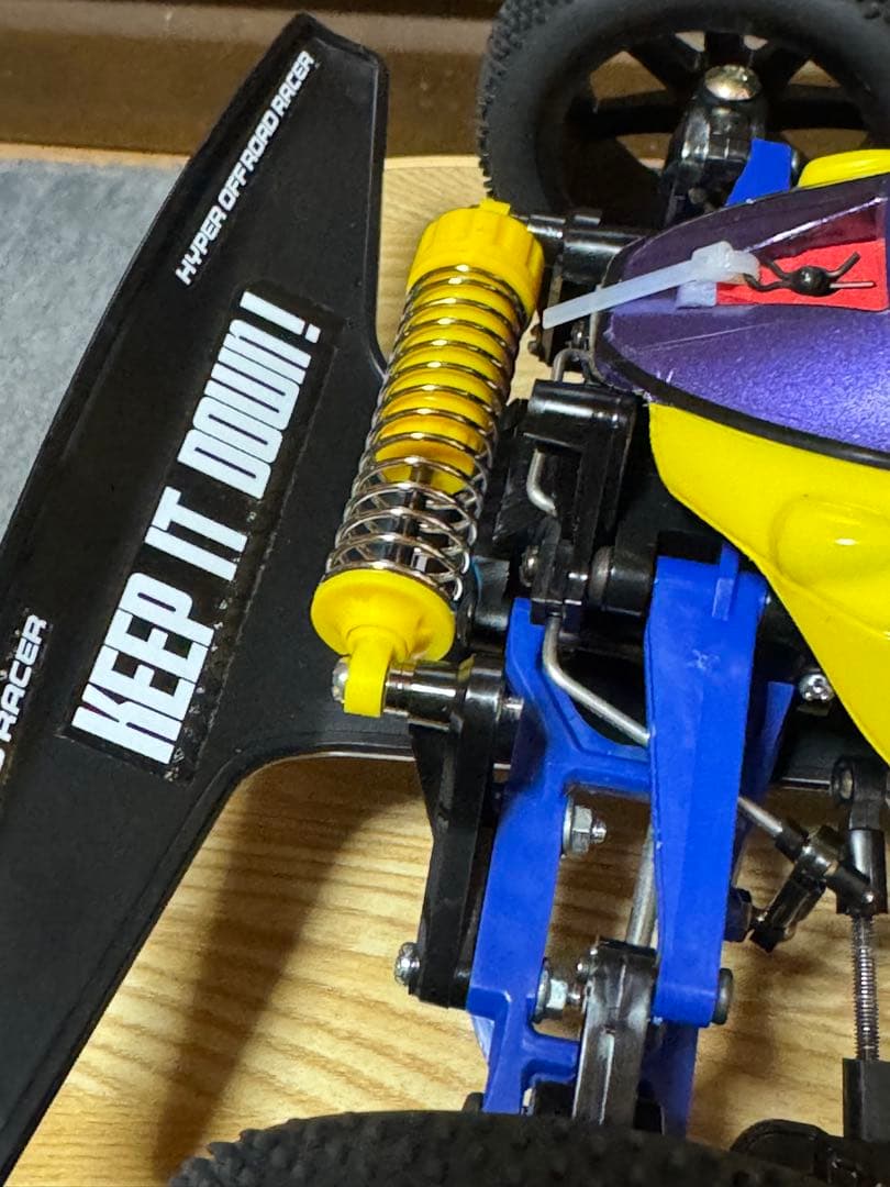 ほぼ新品未走行！タミヤサンダーショット4WDモーター・サーボ・ESC・OP装着車