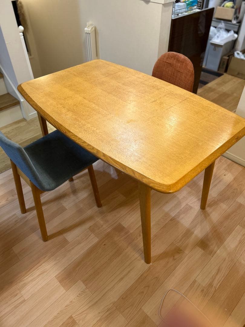 【ムーデン】イデー IKI オーク材 ダイニングテーブル 幅1250