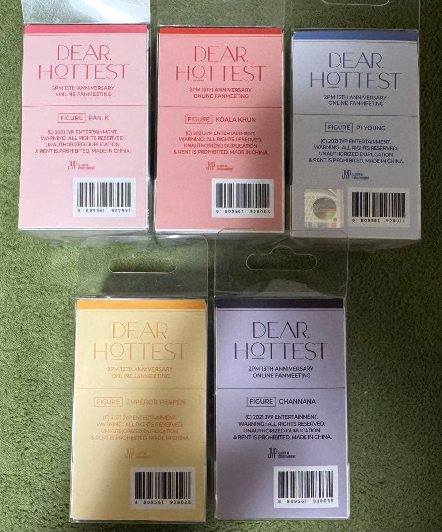 2PM Dear. HOTTEST フィギュアセット