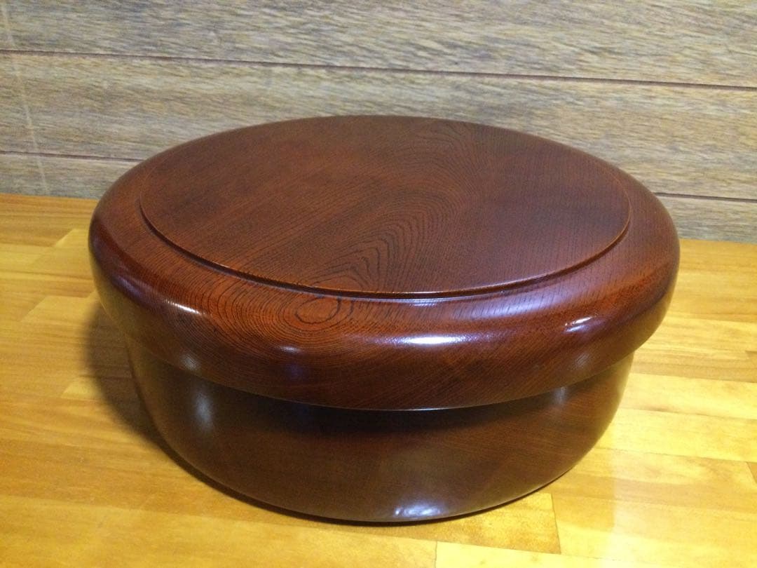 木の温もりと美しさ＊木製 欅茶びつ　茶色　美品