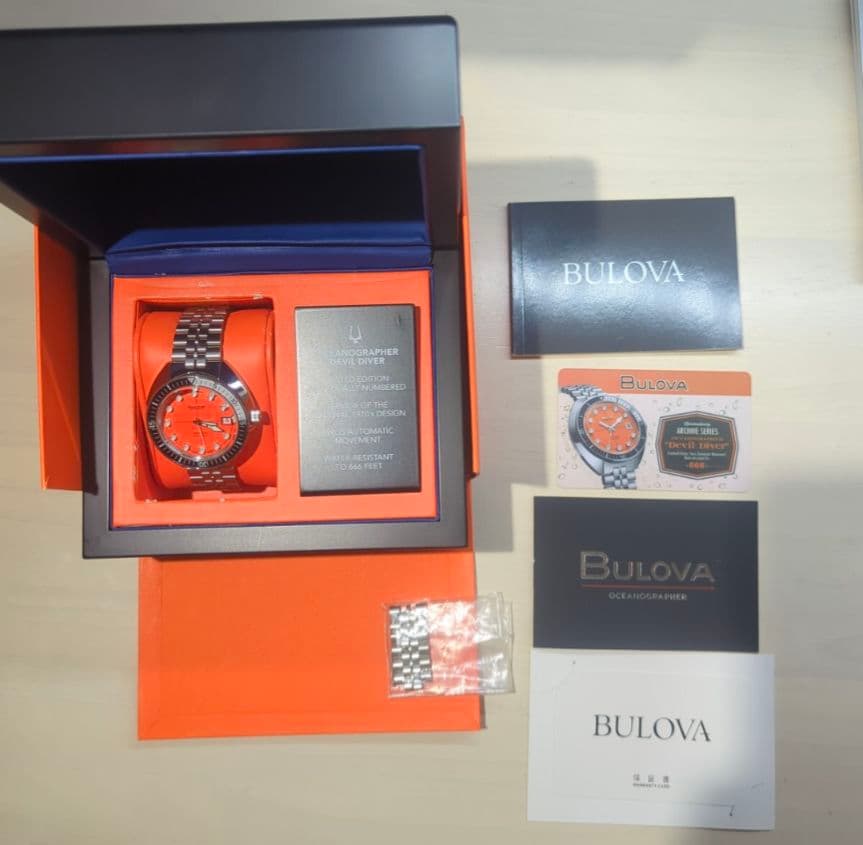 Bulova Oceanographer ブローバ デビルダイバー限定666本