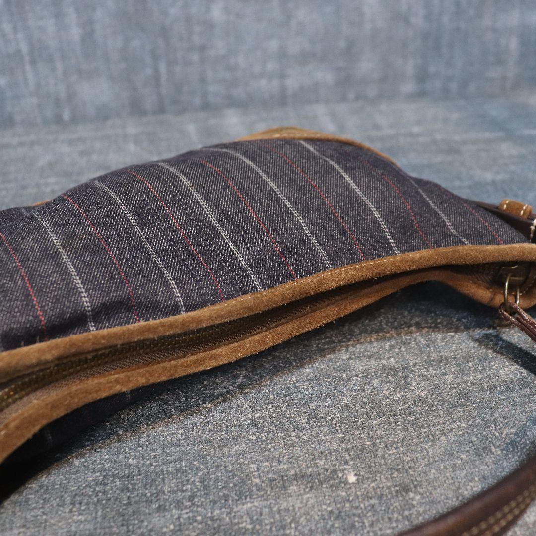 バッグ COACH Hobo Denim ShoulderBAG Suede