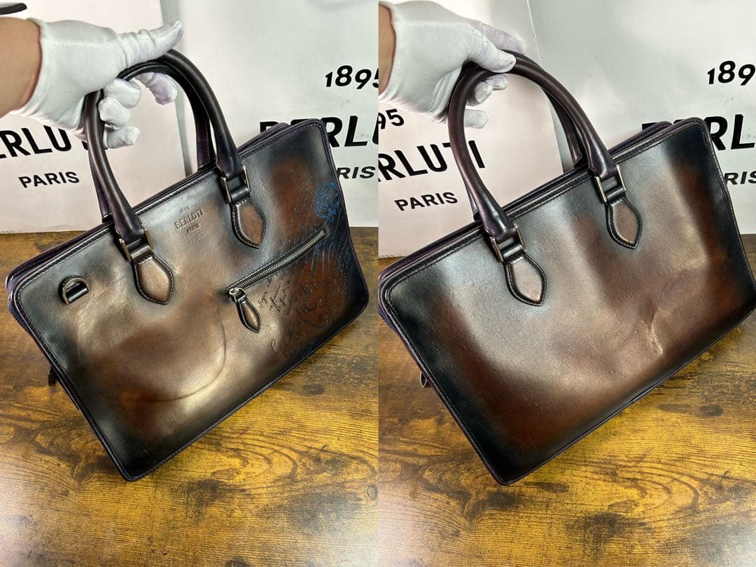 Berluti アンジュール　Un Jour ヴェネチアレザー ブリーフケース