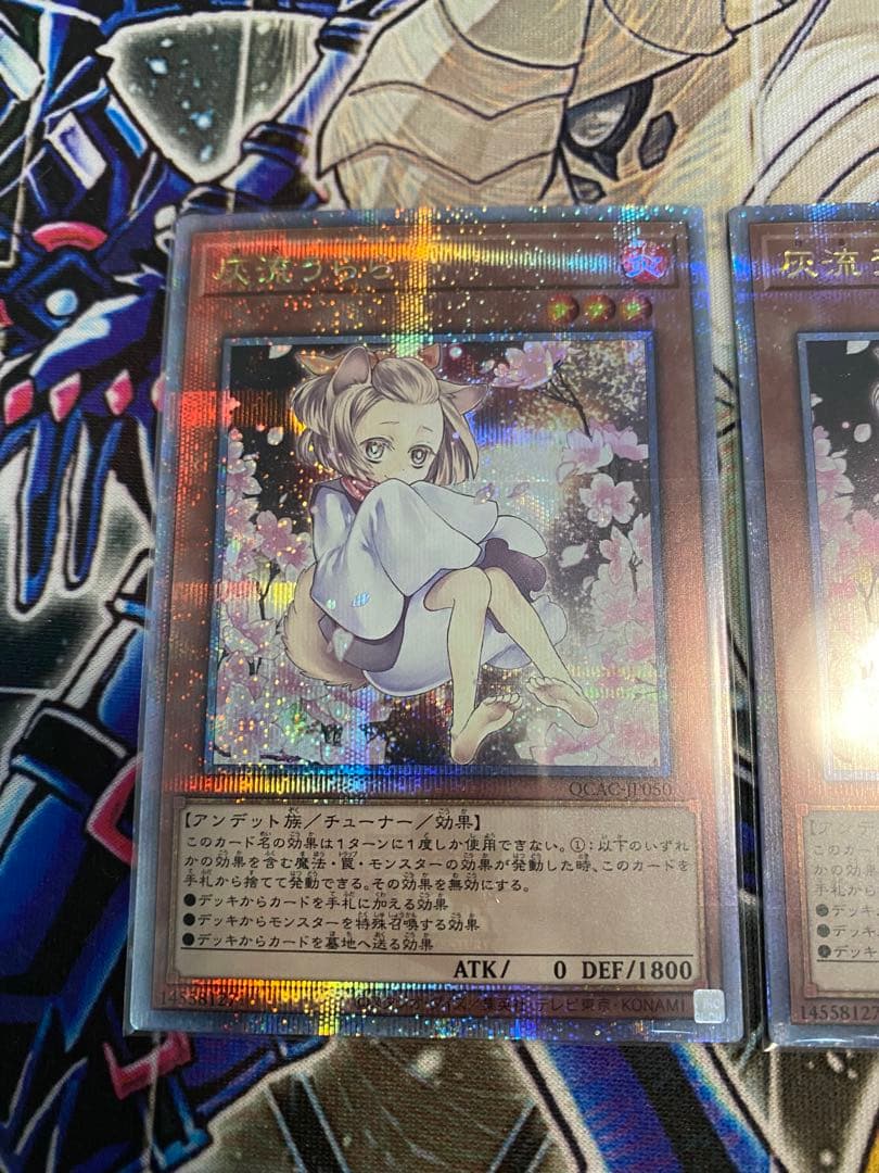 遊戯王　灰流うらら　絵違い　25thシークレット　クオシク　3枚