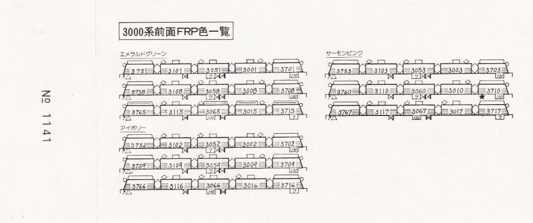 井の頭線急行運転10周年記念乗車券　昭和56年