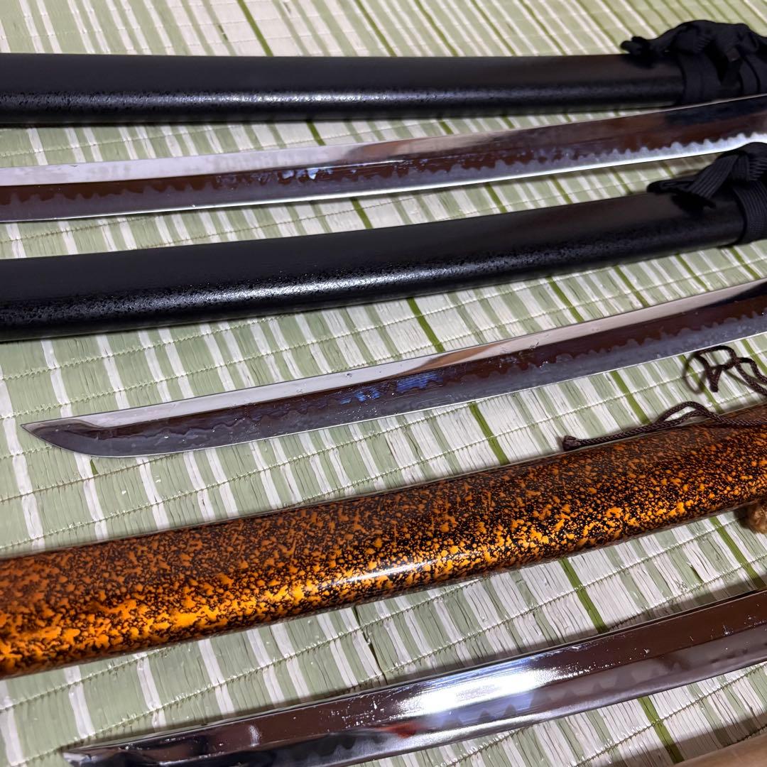 模造刀　模擬刀　武士　侍　伝統工芸　剣　ソード　太刀　小太刀　鞘　鍔　5本セット