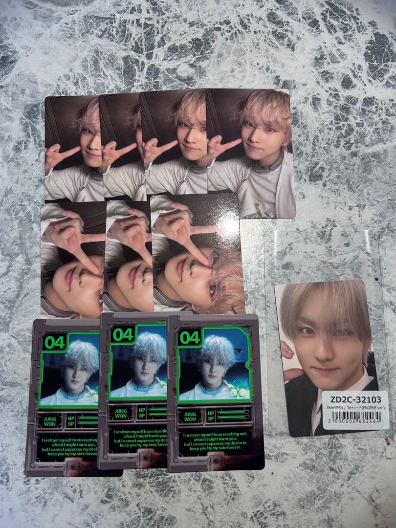 enhypen ジョンウォン トレカ セット - メルカリ