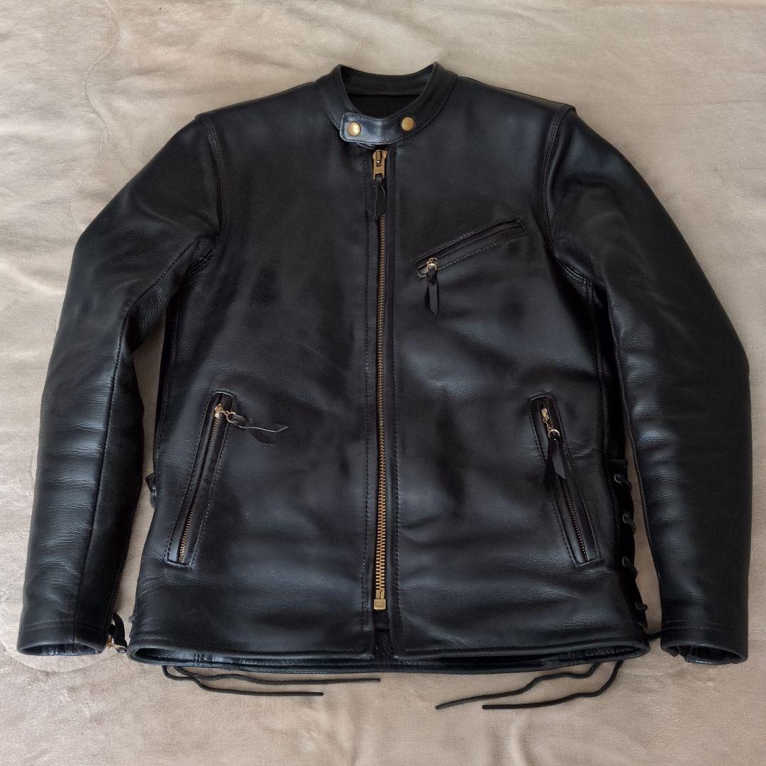 WESTRIDEウエストライドシングルライダースWRーCHPSサイズ38 - メルカリ