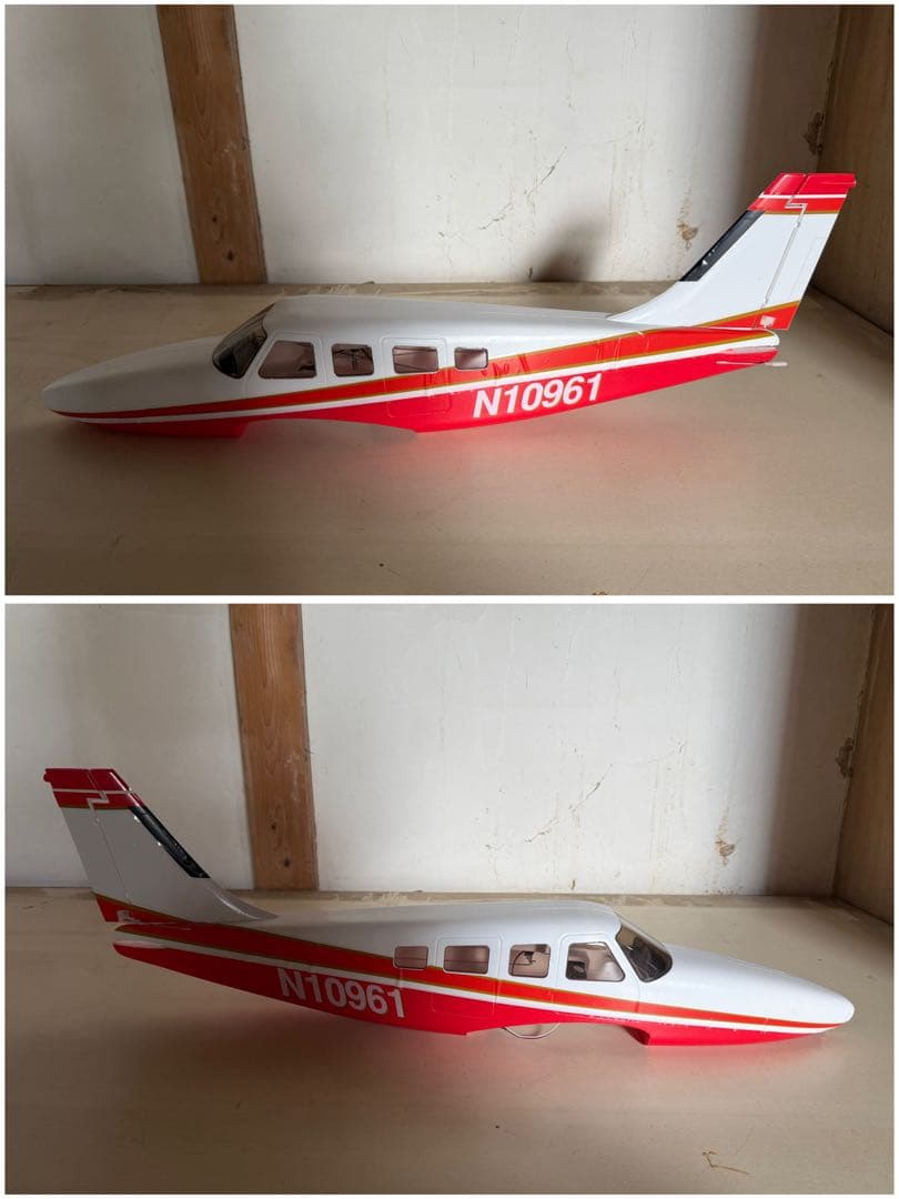 【O-1810】KYOSHO 京商 パイパー PA34 VE29 飛行機 模型