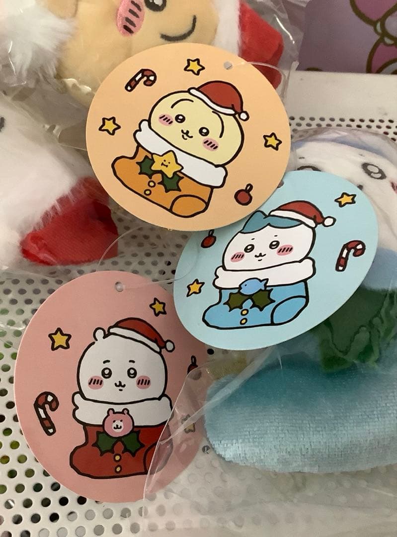 オーナメントにもなるマスコット♡ちいかわ、ハチワレ、うさぎ、フルコンプリート♡