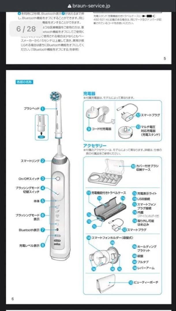 電動歯ブラシ　ブラウン　オーラルB ジーニアスX