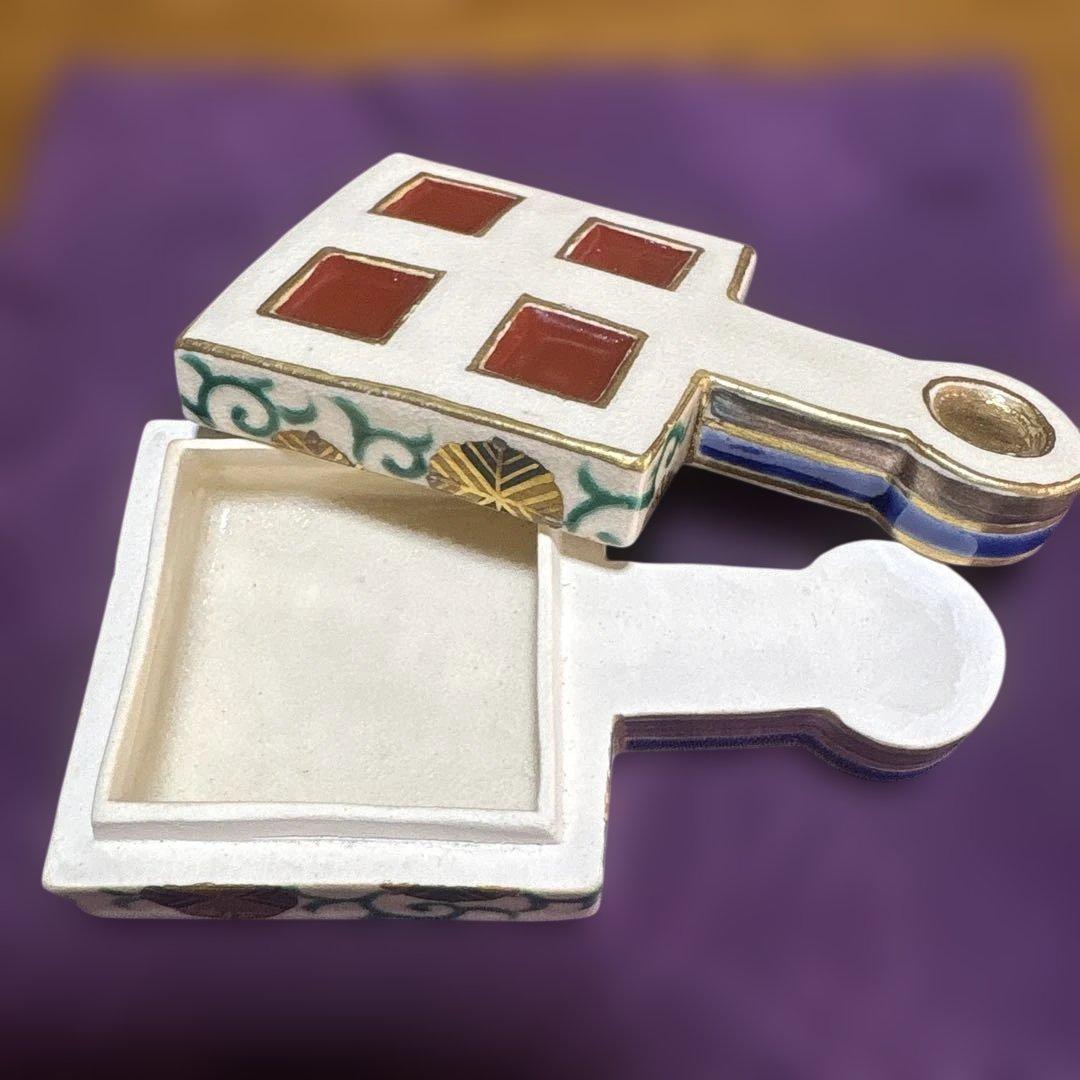 『茶道具　香合』 馬銜　香合　竜谷窯　香雲造