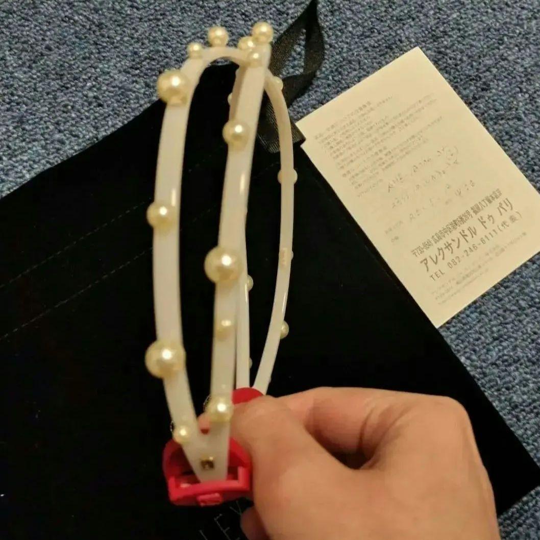 ALEXANDRE DE PARIS パールカチューシャ