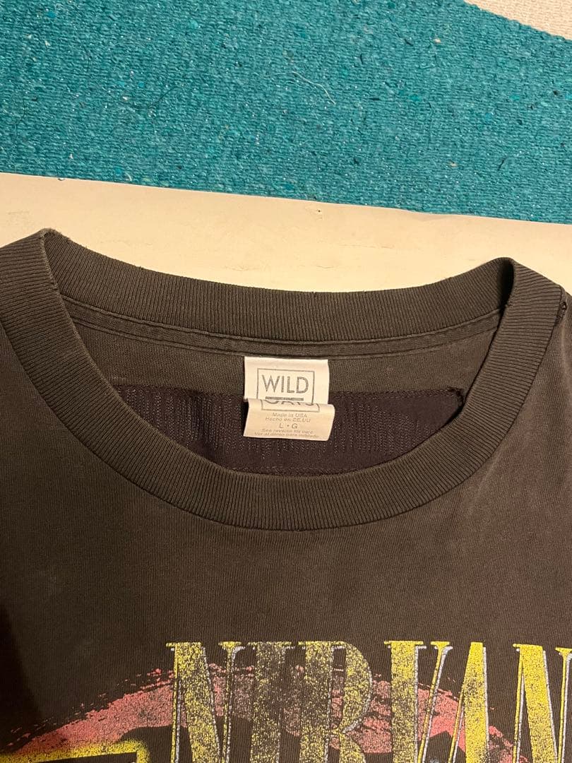 90s NIRVANA vintage tシャツ グッドフェード 短丈 - メルカリ