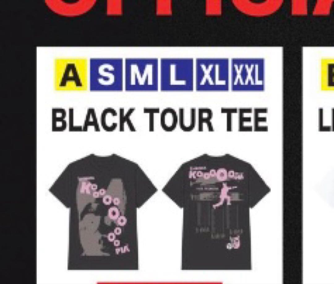 Tyler The Creator BLACK TOUR TEE Lサイズ