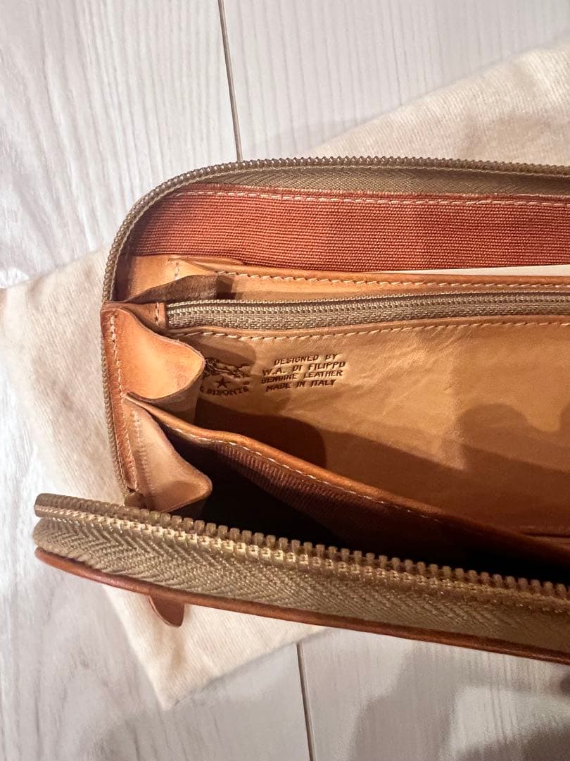 【新品】イルビゾンテ　IL BISONTE 本革　長財布