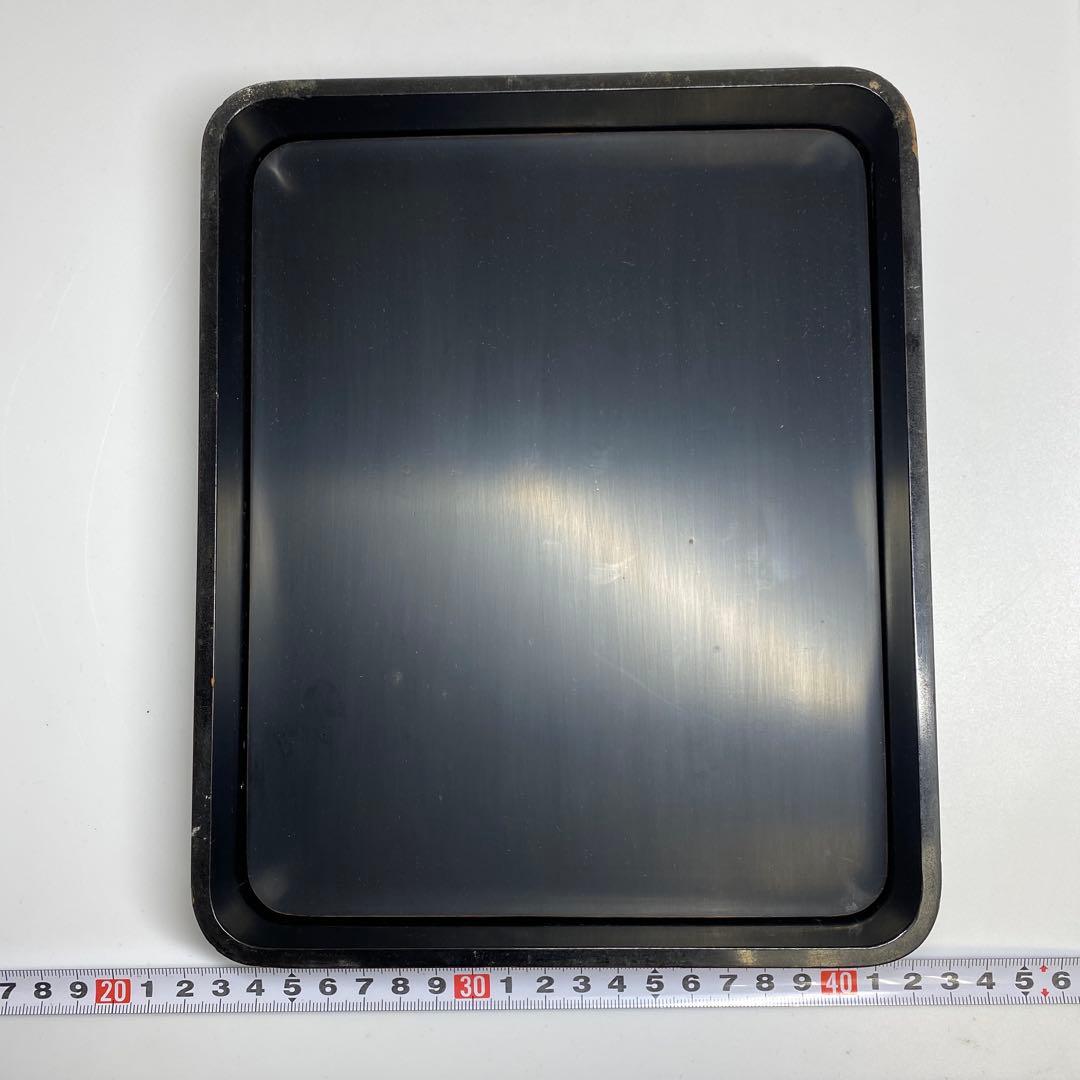 時代 本相黒 硯箱 22.5×18.5×4.5cm 東キ7-1129☆2Fトコチ