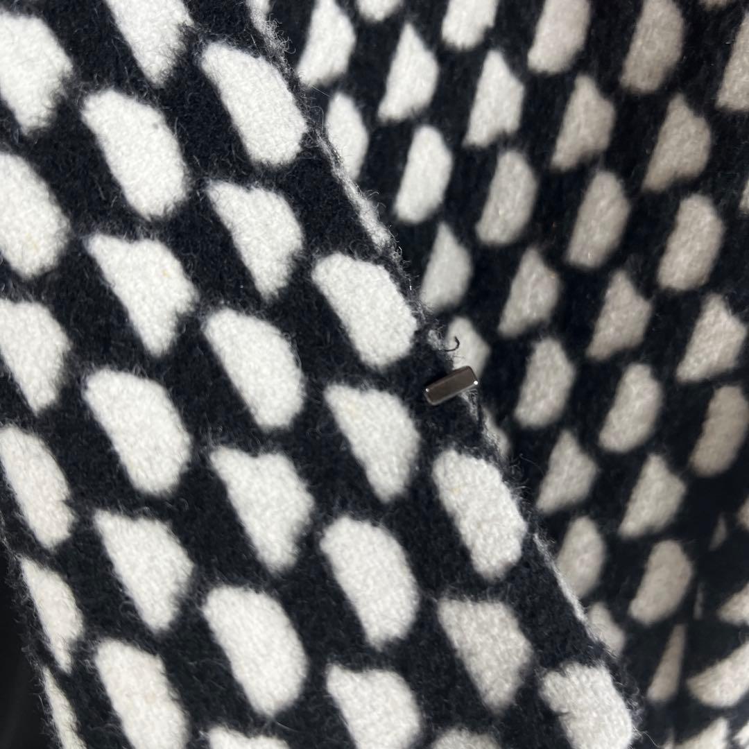 ✨極美品 マックスマーラ 白タグ 格子チェック スタンドカラーコート