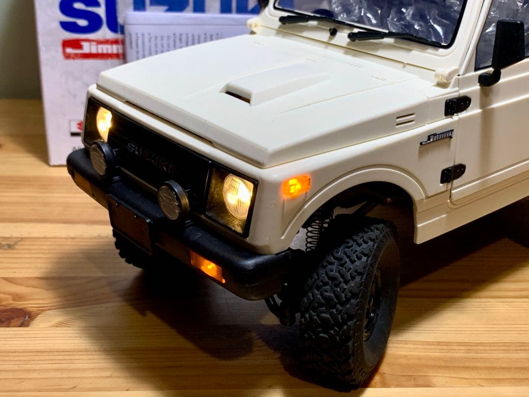 K*N様 LED ドライバー付属 WPL Suzuki Jimny ホワイト ラ