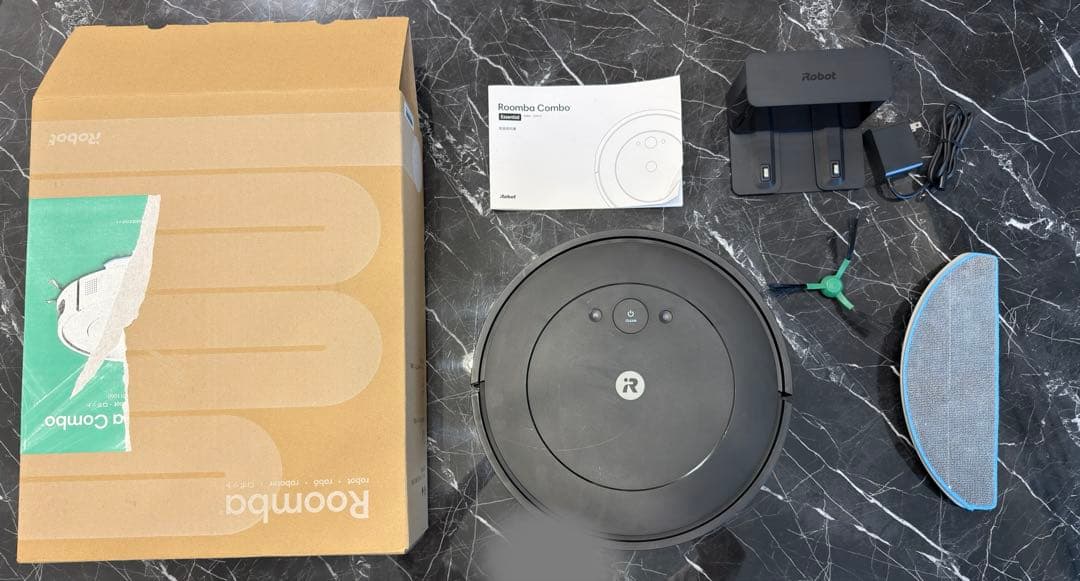 Roomba Combo Essential 黒 ルンバ アイロボット iRobot 掃除機 ルンバ コンボ エッセンシャルロボット