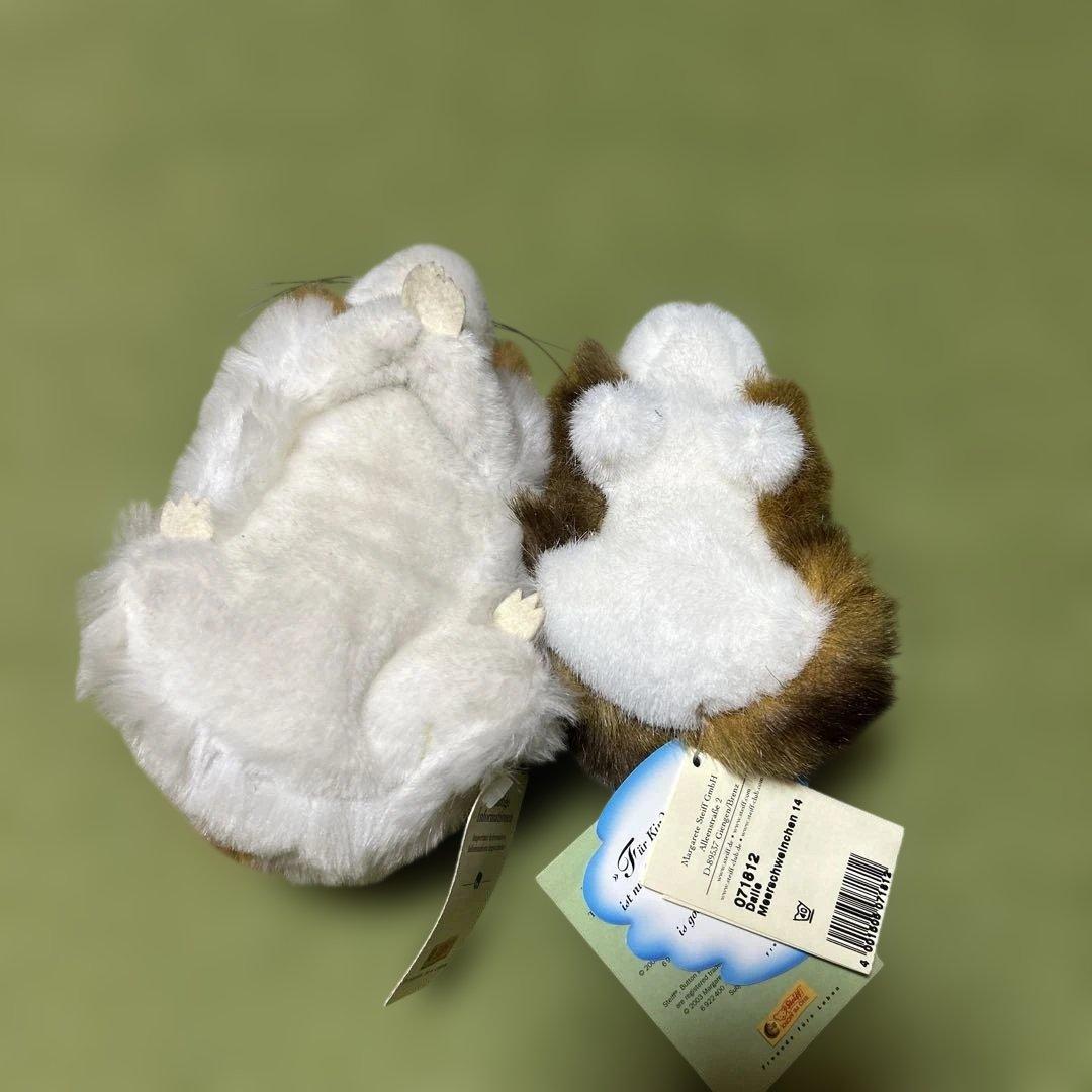 シュタイフアニマル　モルモット　ぬいぐるみ2体セット