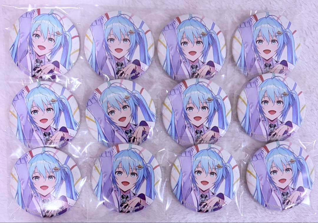 プロセカ クリフェス 2023 缶バッジ 初音ミク 予約商品】グリッター缶バッジ イベントイラストコレクション vol.8 C