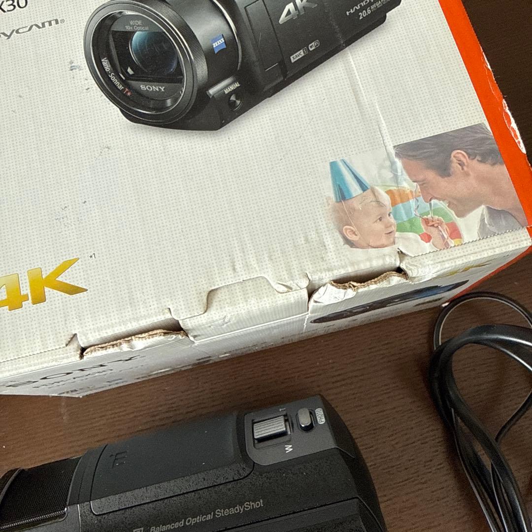 SONY FDR-AX30 4Kビデオカメラ 本体のみ ※ジャンク扱い