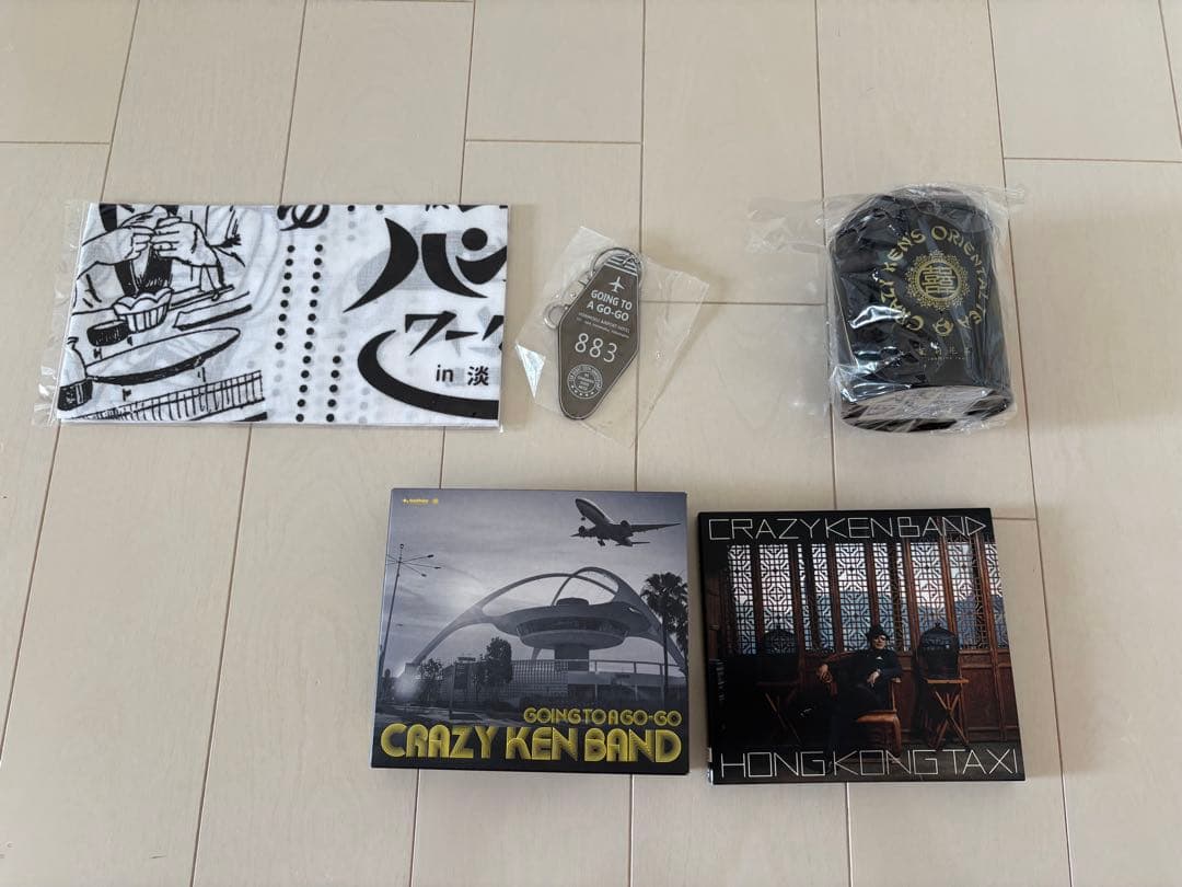 クレイジーケンバンド モーテルキーホルダー 手ぬぐい CD.DVD ジャスミン茶 クレイジーケンバンド モーテルキーホルダー 手ぬぐい CD.DVD