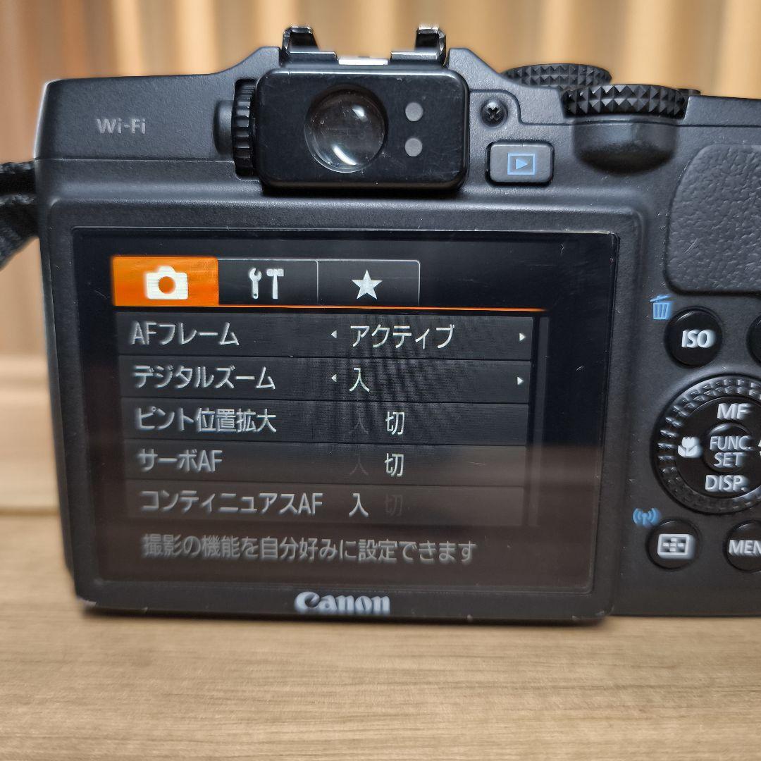 Canon PowerShot G16 Wi-Fi キャノン純正バッテリー2個付 - メルカリ