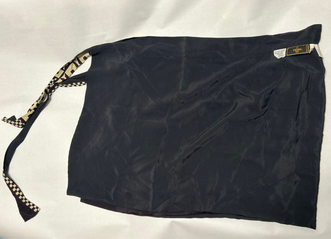 フェンディ FENDI 巻きスカート ラップスカート　365 F157 ズッカ