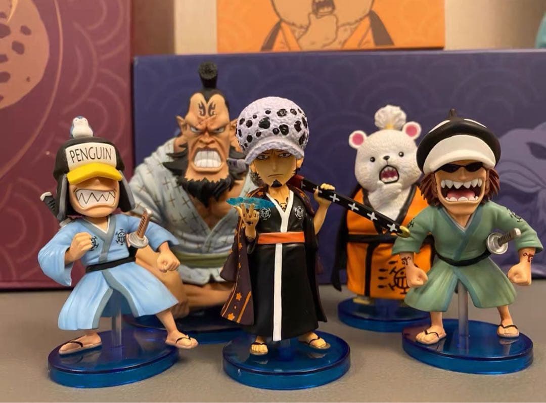 ワンピース G5 ハートの海賊団 5点 ガレージキット ガレキ スタチュー