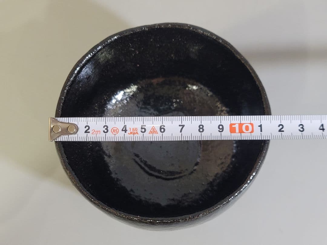 DT537 茶道具 黒楽茶碗 共箱