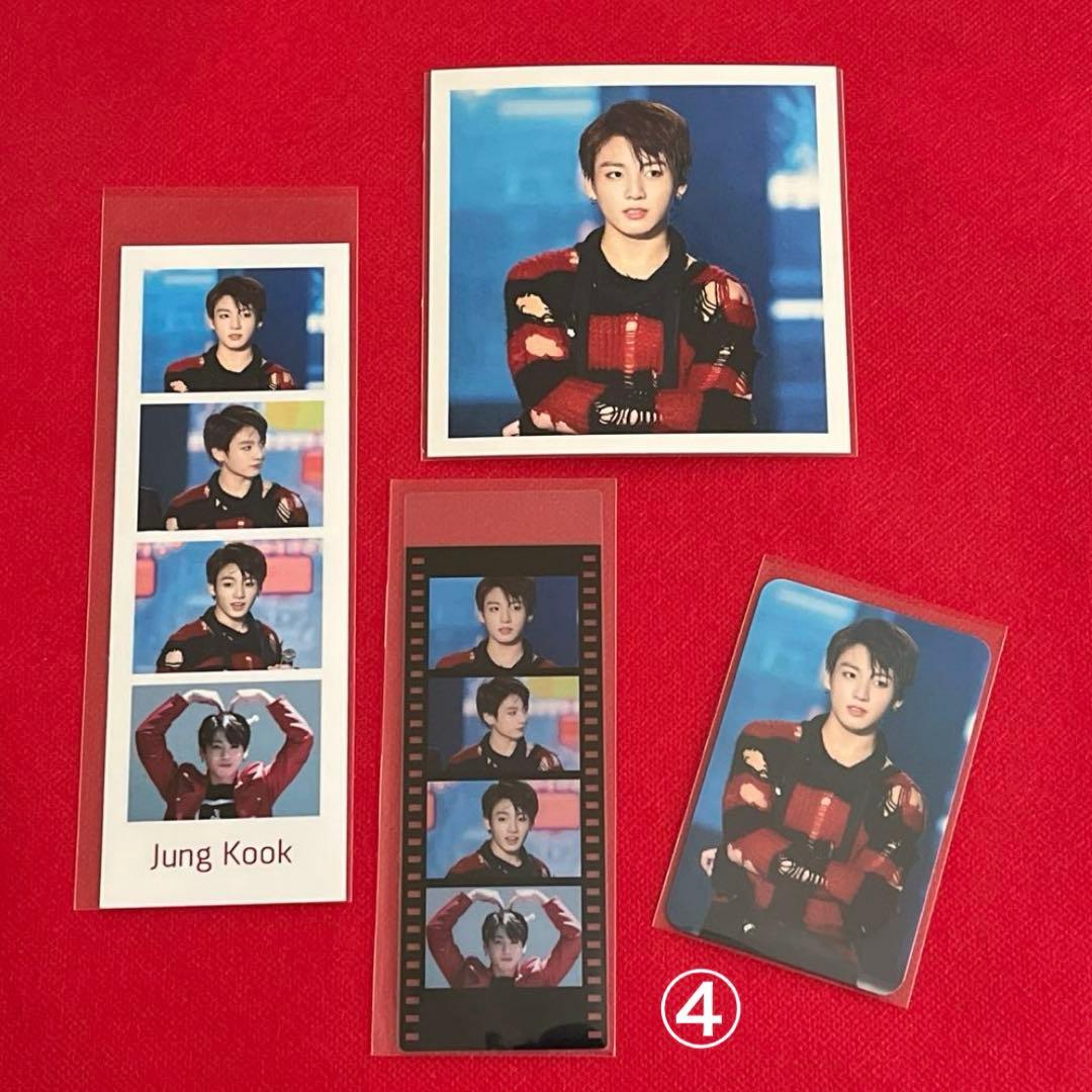 BTS ①ロングステッカー・ブックマーク・ホログラム両面フォトカード等♡JK