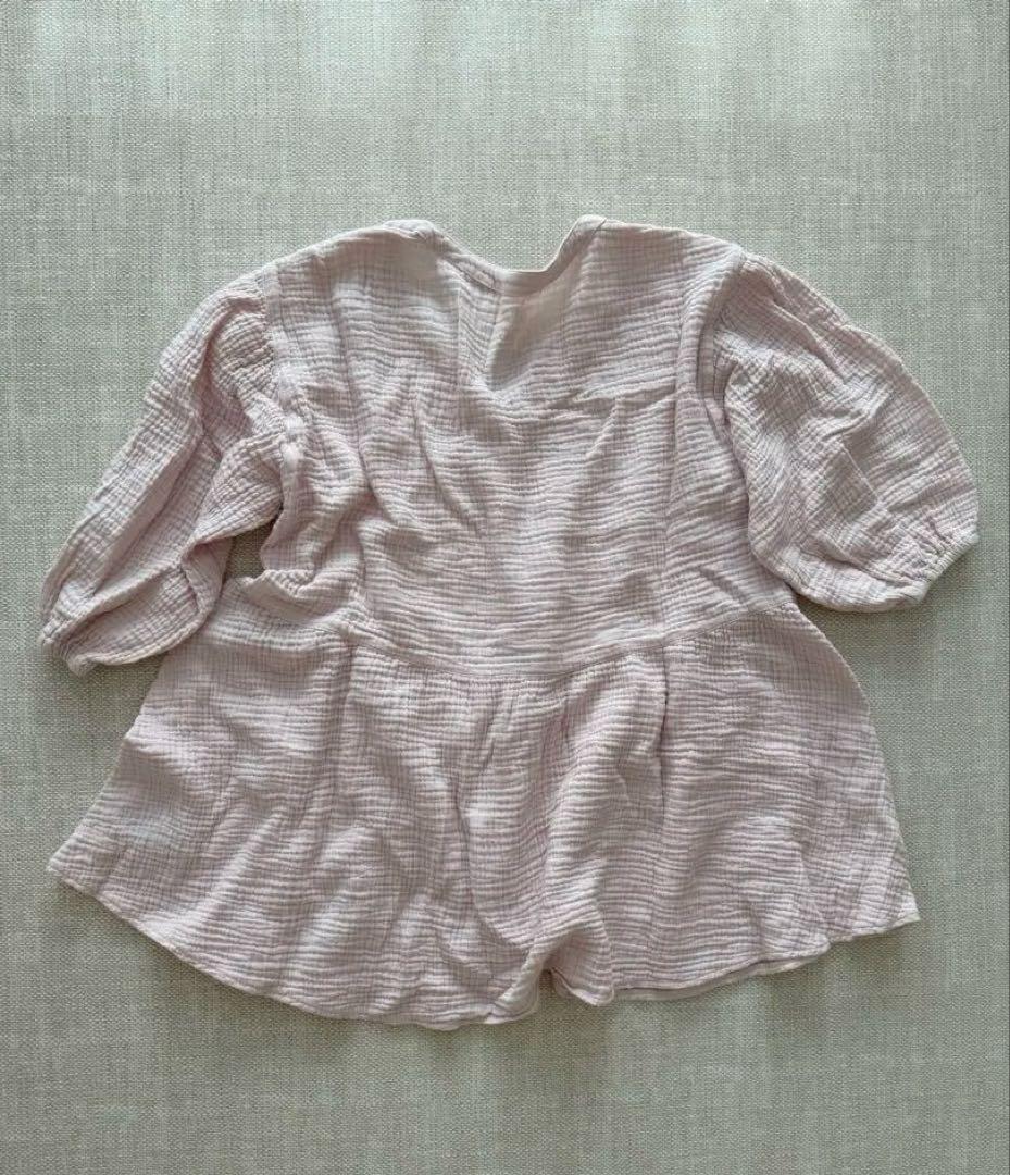 【今だけ】ジェラートピケ　薄ピンクコットン マタニティパジャマ