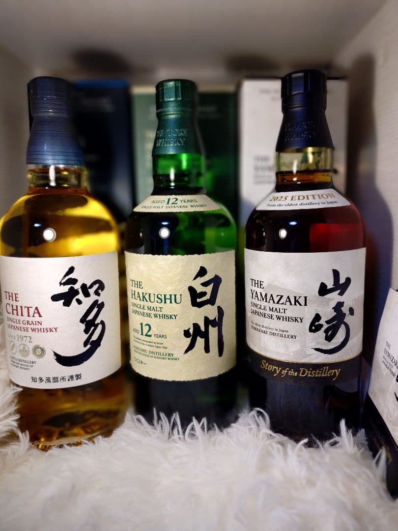 ウイスキー白州12年、山崎Story of the Distillery、知多 ウイスキー白州12年、山崎Story of the Distillery、知多