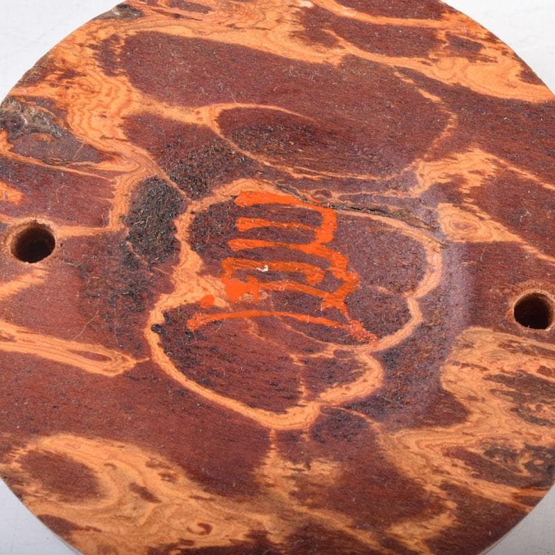 茶道具　宮下竹憲作　惺斎好写　波蒔絵　松皮丸香合　法谷文雅極め箱　V　8504