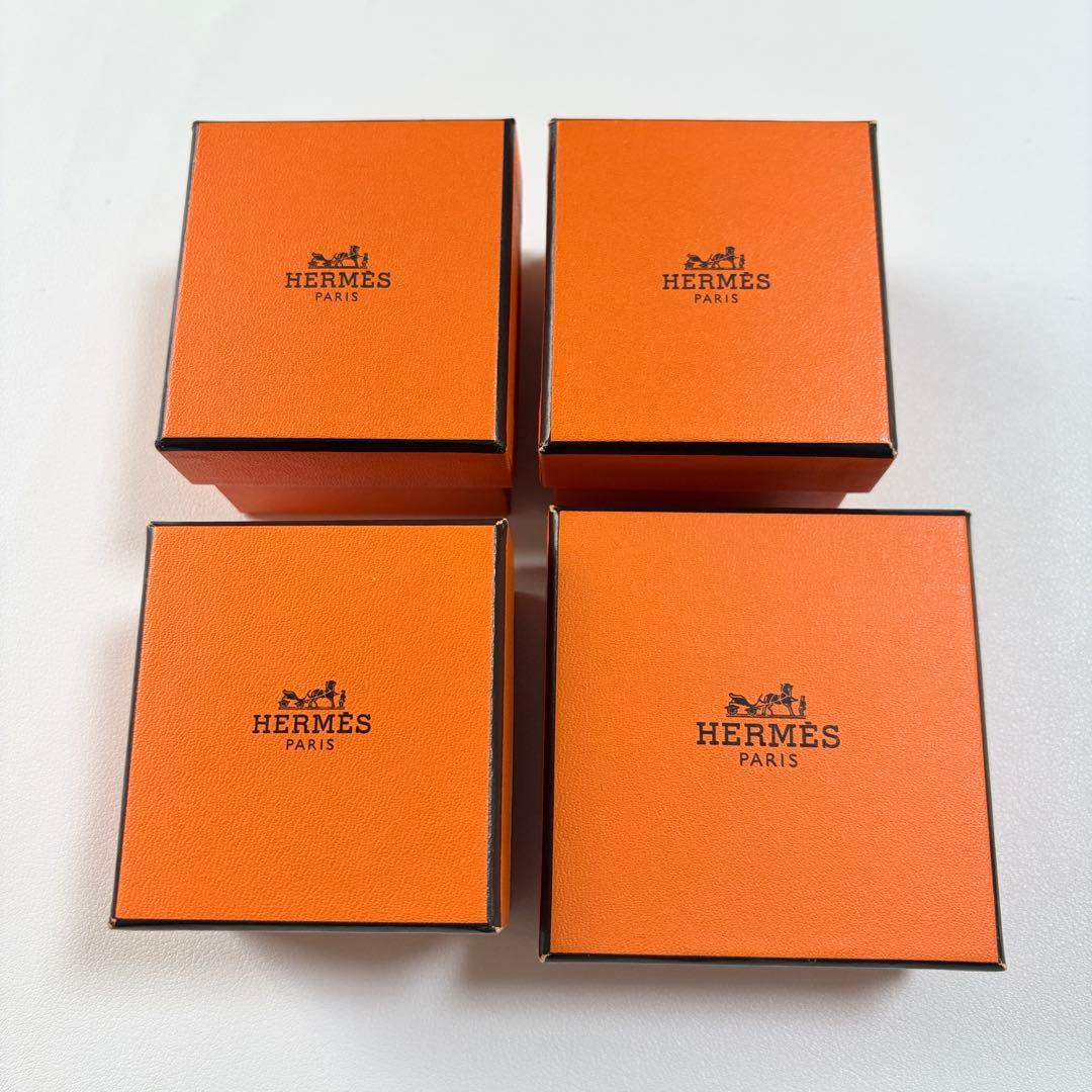 エルメス リングケース アクセサリー入れ 空箱 4個セット