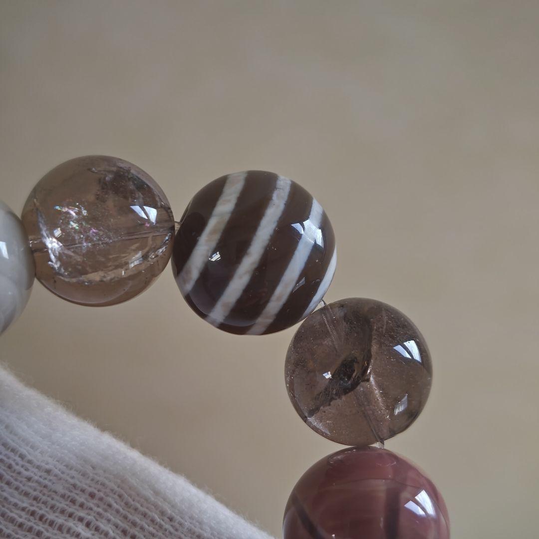 専用です♡銀線✩財神天珠、線天珠、レインボースモーキー、サンムーン、阿拉善瑪瑙