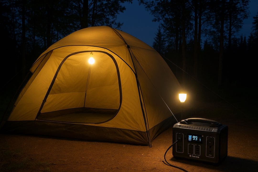 美品NinjaBatt ポータブル電源】キャンプ・車中泊・防災に最適｜付属品