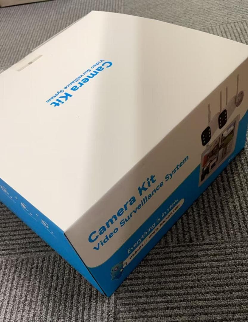 防犯カメラ 屋外 2台 モニター付き ワイヤレス 120°広角レンズ - メルカリ