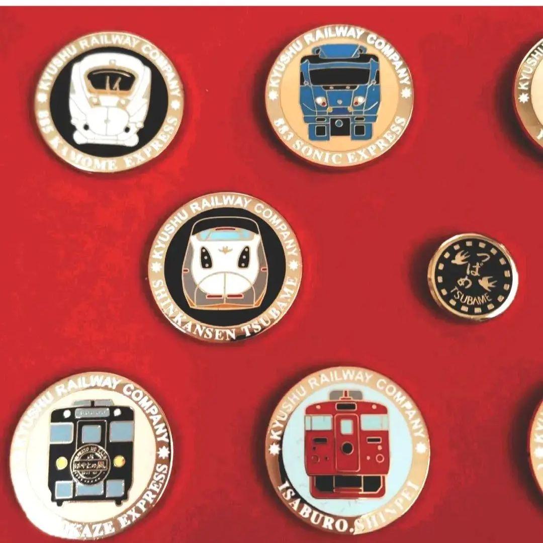 希少 ピンバッジ11コセット ありがとうはやとの風【JR九州乗車記念