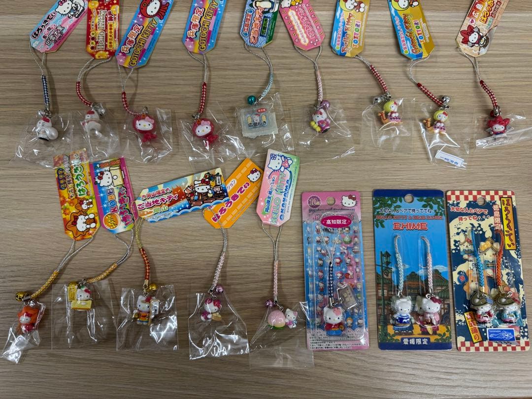 195個　ハローキティ ご当地　ストラップ